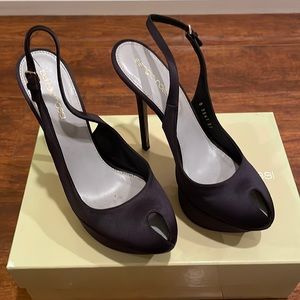 Sergio Rossi satin high heels